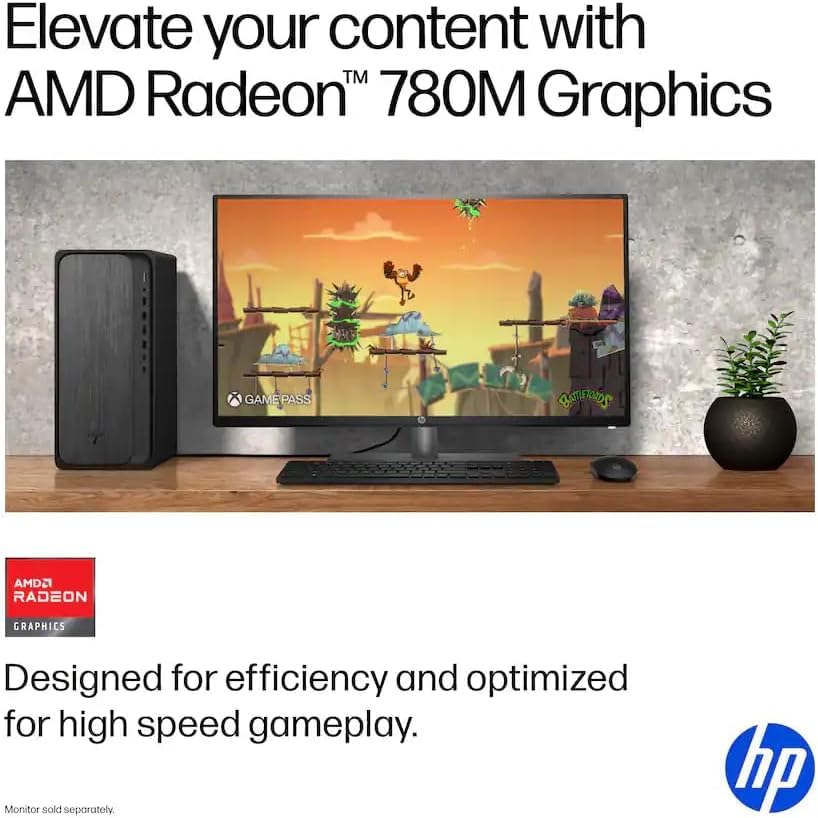 Amazon.com: HP Secure & Productive Business Tower Desktop, AMD 8